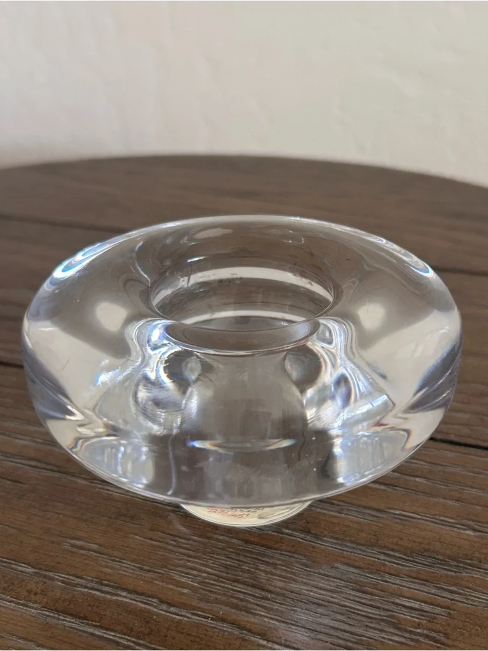 Mid Century Dansk Crystal Candle Holder Designed By Jens Quistgaard Votive Taper